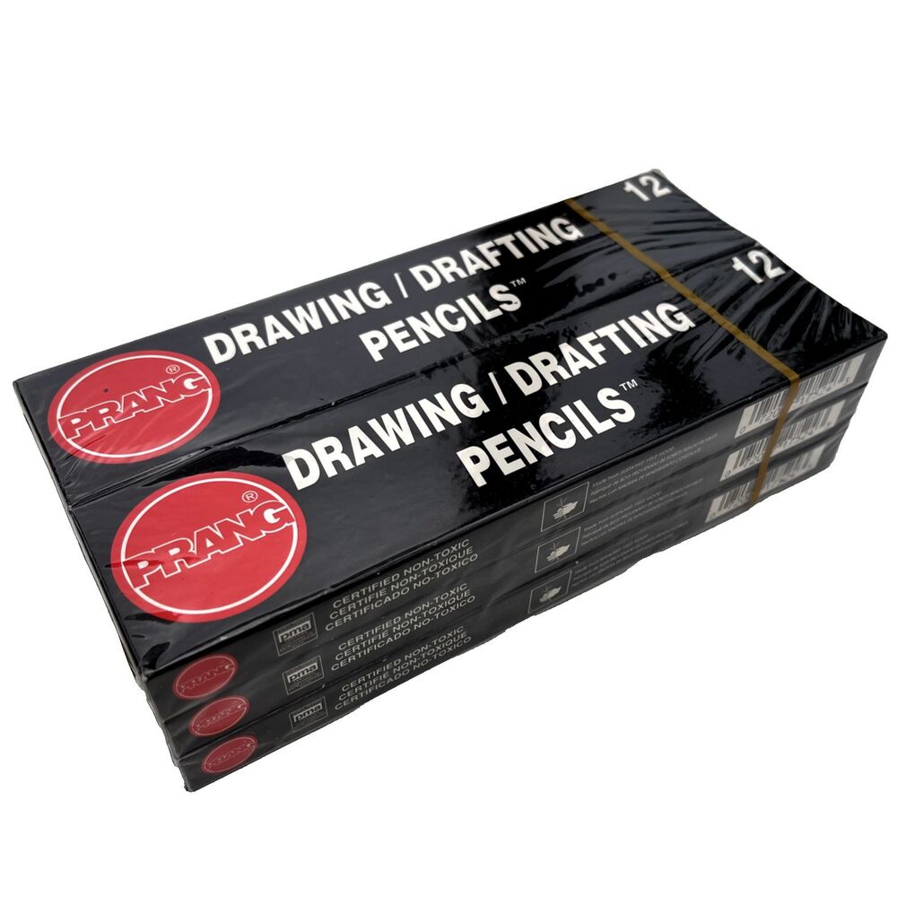 PRANG‎ 2B Drawing Drafting Pencils 72ct #7524 NOS Vintage Sealed NIB